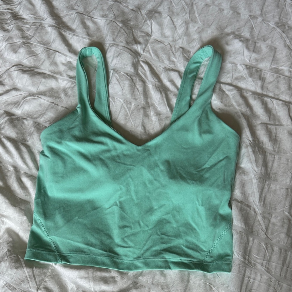 lululemon align tank size 4, mint green